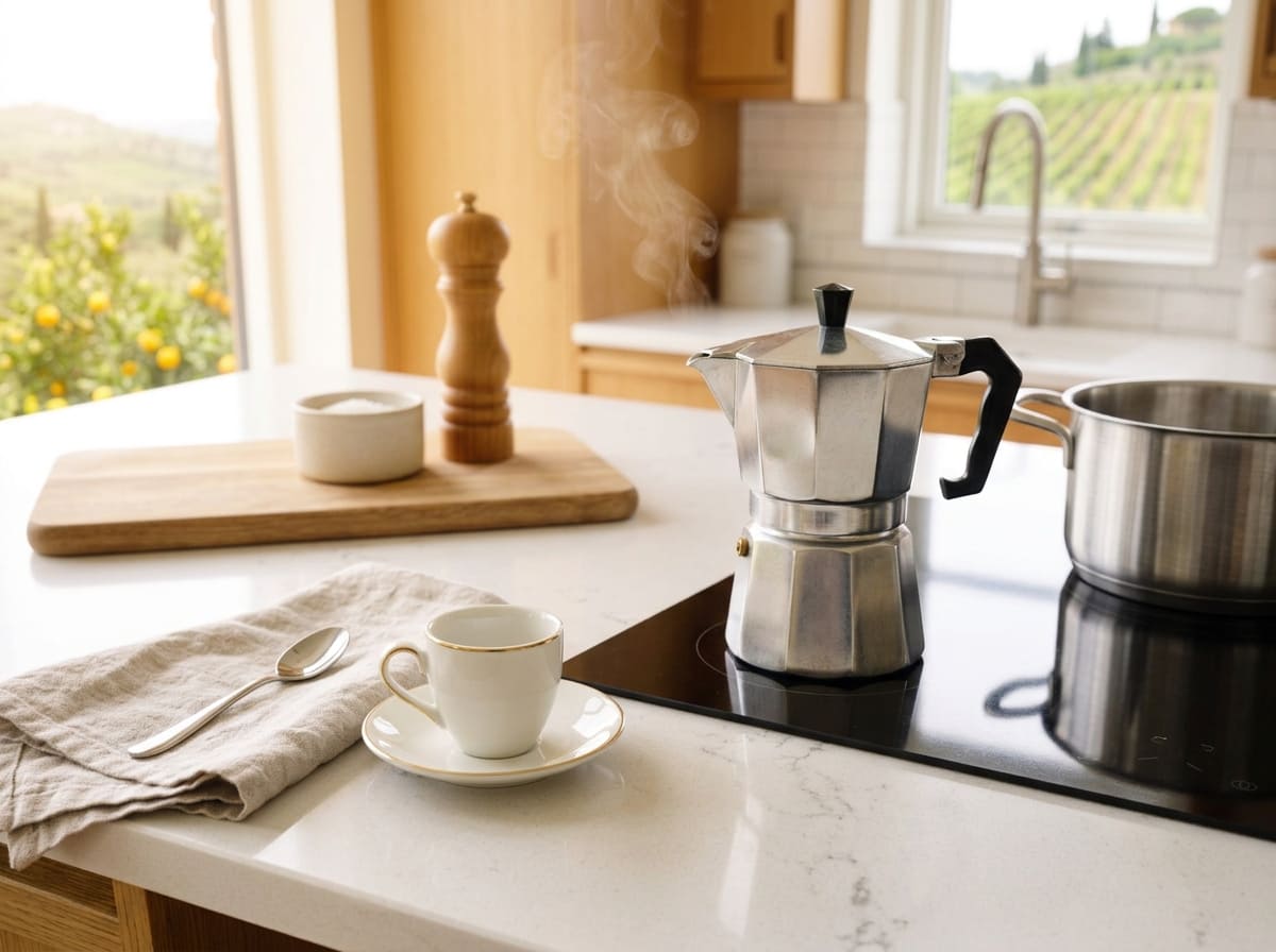 Prepara un buon caffè nella Moka